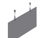 STAS-Aufhängeset mit Paneelhalterung (10 mm) und Deckenbefestigung